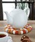 Cilio Fair Trade Virgin Sheep Wool Trivet, Handcrafted in Nepal, 8.5-Inch Round